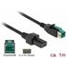 Delock PoweredUSB kabel samec 12 V > 2 x 4 pin samec 1 m pro POS tiskárny a terminály