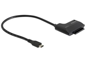 Delock Převodník SuperSpeed USB 10 Gbps (USB 3.1 Gen 2) s USB Type-C™ samec > 22 pin SATA 6 Gbps samec napájecí zdroj