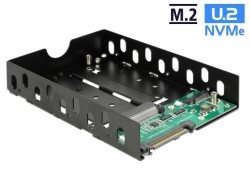 Delock Prevodník U.2 SFF-8639 na M.2 NVMe Key M / U.2 SFF-8639 s 3.5? rámeckem