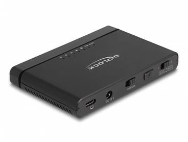 Delock Převodník USB Type-C™ pro 1 x SSD M.2 NVMe + 1 x SATA SSD / HDD s funkcí klonování