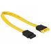 Delock Prodlužovací kabel SATA 6 Gb/s samec > SATA samice 20 cm žlutý