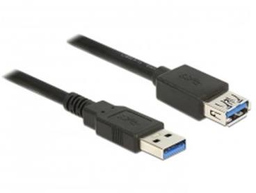Delock Prodlužovací kabel USB 3.0 Typ-A samec > USB 3.0 Typ-A samice 1,0 m černý