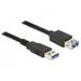 Delock Prodlužovací kabel USB 3.0 Typ-A samec > USB 3.0 Typ-A samice 5,0 m černý