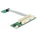 Delock Riser Card Mini PCI Express > 2 x PCI 32 Bit 5 V s flexibilním kabelem 13 cm vkládání vlevo