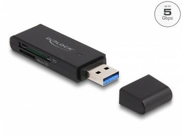 Delock SuperSpeed USB 5 Gbps čtečka karet pro paměťové karty SD a Micro SD