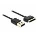 Delock synchronizační a napájecí kabel USB 2.0 samec > ASUS Eee Pad 40 pin samec 1 m