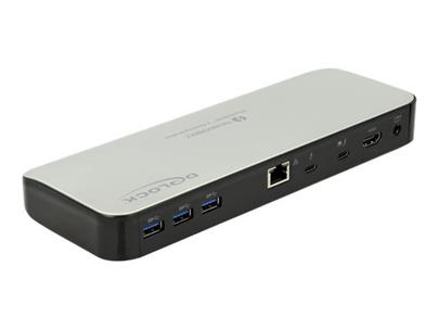Delock Thunderbolt™ 3 dokovací stanice 5K - HDMI / USB 3.0 / USB-C™ / SD / LAN