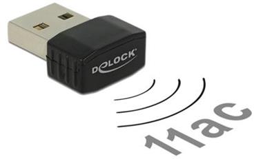 Delock USB 2.0 dvoupásmová WLAN ac/a/b/g/n Nano Stick 433 Mbps