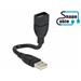 Delock USB 2.0 kabel samec > A samice ShapeCable 0,15 m