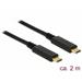 Delock USB 3.1 Gen 1 (5 Gbps) kabel Type-C na Type-C 2 m 3 A E-Marker