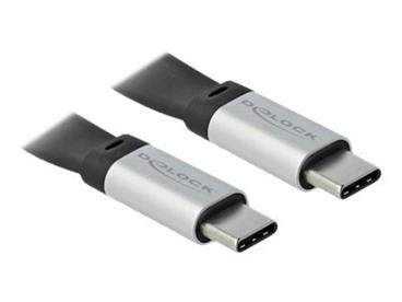 Delock USB 3.2 Gen 2, FPC plochý stuhový kabel, USB Type-C™ na USB Type-C™, 22 cm, PD 3 A E-Marker