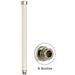 Delock WLAN Antenna 802.11 ac/a/h/b/g/n N jack 6 ~ 8 dBi 280 mm omnidirectional fixed white outdoor