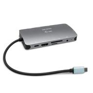 DICOTA USB-C Portable 10-in-1 Docking Station HDMI/PD 100W