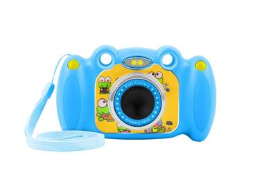 Digitální fotoaparát pro děti Ugo Froggy, modrý, 1,3mpx, video Full HD 1080px, 2" LCD displej