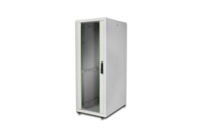 DIGITUS 32U 19'' Free Standing Network Cabinet, 1560x600x800 mm, color grey RAL 7035, with glass front door