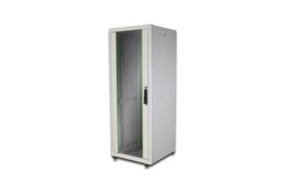 DIGITUS 32U 19'' Free Standing Network Cabinet, 1609x600x600, Color grey RAL 7035, with Glass Front door