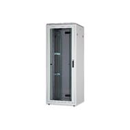 Digitus 36U network cabinet, 1787x800x800 mm glass front door and double wing opening rear door color grey (RAL 7035)