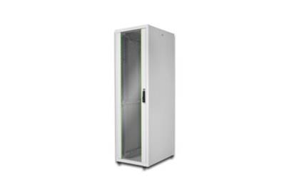 DIGITUS 42U 19'' Free Standing Network Cabinet, 2010x600x800 mm, color grey RAL 7035, with glass front door