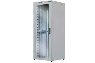 Digitus 42U varioFLEX network cabinet, 2031x800x800 mm tempered glass door with metal frame, cable management, RAL 7035
