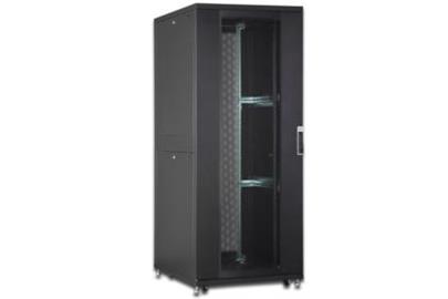 DIGITUS 47U serverový stojan, Unique Series, dveře z děrované oceli 2272x800x1000 mm, barva černá (RAL 9005)