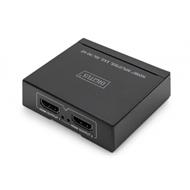 DIGITUS 4K HDMI Splitter, 1x2 4K/30Hz, černá