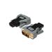 Digitus adaptér HDMI A samice / DVI-D(18+1) samec, černo/šedý , pozlacené konektory