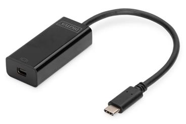 Digitus Adaptér USB-C na Mini DisplayPort 4K/60Hz, černý