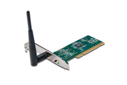 DIGITUS Bezdrátový 150N PCI adaptér, 150Mbps, IEEE 802.11n, Ralink 3060 1T/1R