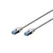 Digitus CAT 5e F-UTP patch cable, PVC AWG 26/7, length 3 m, color grey