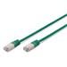 Digitus CAT 5e SF-UTP patch cable, Cu, PVC AWG 26/7, length 2 m, color green