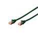 Digitus CAT 6 S-FTP patch cable, Cu, LSZH AWG 27/7, length 7 m, color green