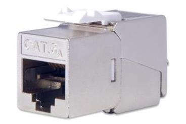 DIGITUS CAT 6A Keystone Jack, shielded, 500 MHz acc.ISO/IEC 60603-7-51,11801 AMD2:2010-04, tool free connection