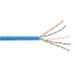 DIGITUS CAT 6A U-UTP installation cable, raw, Length 305 m, Paper Box, LSOH, AWG 23, Simplex Color light blue RAL 5012