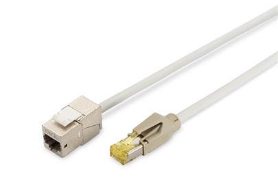 Digitus Consolidation-Point Cable, DRAKA UC900, HRS TM31 CAT 6A Keystone Module, 2 m, color grey