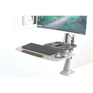 Digitus Ergonomická pracovní stanice sezení/stání pro stůl, monitor 43-81cm (17-32 "), maximální zatížení 8 kg, VESA 75/100