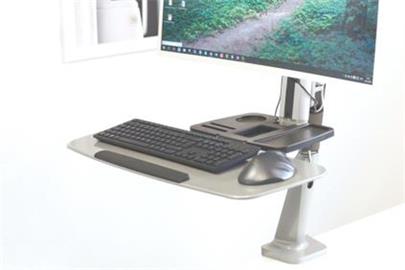Digitus Ergonomická pracovní stanice sezení/stání pro stůl, monitor 43-81cm (17-32 "), maximální zatížení 8 kg, VESA 75/100