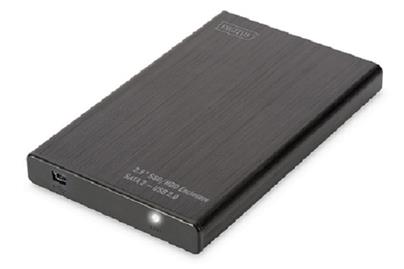 Digitus Externí 2,5 SSD / HDD, SATA III USB 2.0 s prémiovým hliníkovým pouzdrem