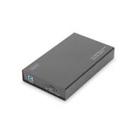 Digitus Externí 3,5 "/ kryt HDD SSD, SATA-III na USB 3.0 s prémiovým hliníkovém pouzdrem