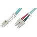 Digitus Fiber Optic Patch Cable, LC to SC, Multimode 50/125 µ, Duplex, Class OM3 10 m
