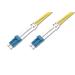 DIGITUS Fiber Optic Patch Cord, LC to LC, Multimode, OM2, 50/125 µ, Duplex Length 1m