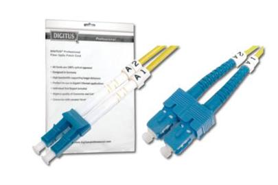 Digitus Fiber Optic Patch , E2000 8 ° APC to SC, 9/125 µ, Duplex 2 m