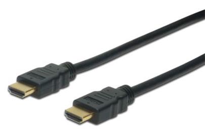 Digitus Highspeed Ethernet HDMI (1.4) propojovací kabel, 3x stíněný, AWG 30, 10m, pozl. kontakty
