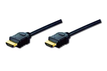 Digitus Highspeed Ethernet HDMI (1.4) propojovací kabel, 3x stíněný, AWG 30, 2m, pozl. kontakty
