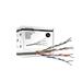 Digitus Instalační kabel CAT 5e U-UTP, 100 MHz Eca (PVC), AWG 24/1, papírová krabička 100 m, simplex, barva šedá