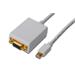 Digitus kabelový Adaptér DisplayPort, mini DP - HD15 M / F, 0,15 m, kompatibilní s DP 1.1a, CE, wh