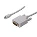 Digitus kabelový adptér DisplayPort, mini DP - DVI (24 + 1) M / M, 3,0 m, kompatibilní s DP 1.1a, CE, wh
