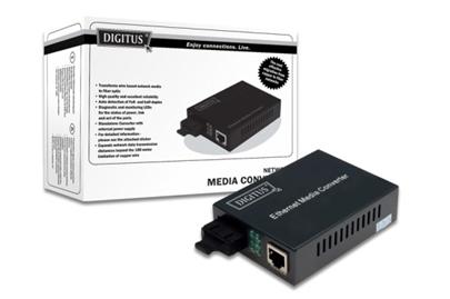 Digitus Media Converter 10/100/1000Base-T to 1000Base-SX (SC) + zdroj