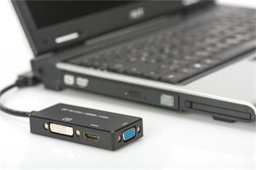 DIGITUS Mini DisplayPort 3in1 converter cable