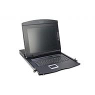 Digitus Modular console with 17" TFT (43,2cm), 1-port KVM & Touchpad, french keyboard