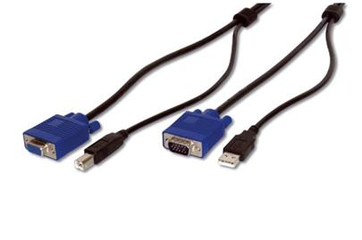 Digitus Octopus-KVM cable set VGA, USB 1,8 m